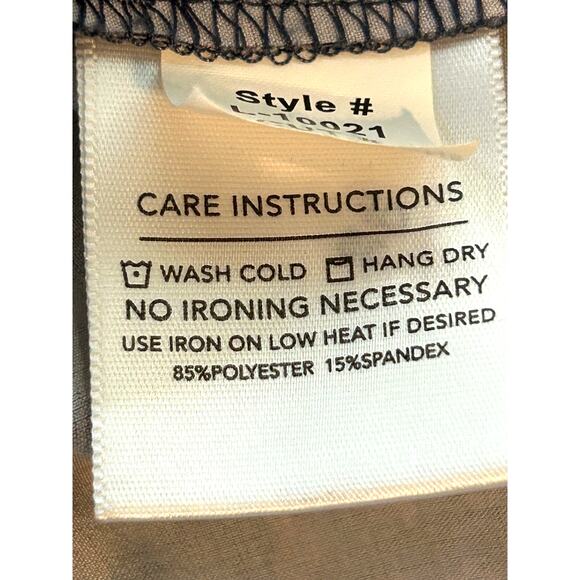 Mizzen + Main Leeward Shirt Trim Fit Blue Mini Paisley LS Stretch Button Up XL - Picture 8 of 8